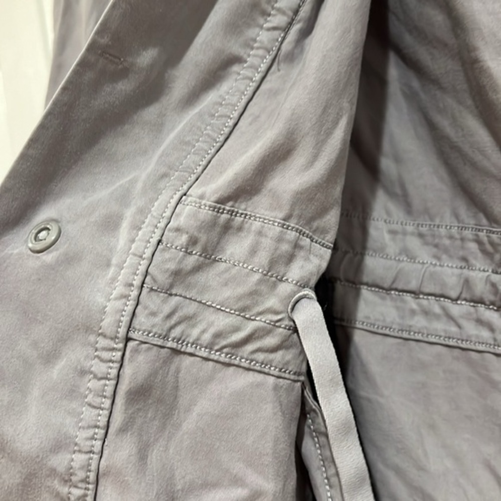 Lululemon Womens City Stroll‎ Lightweight Jacket Size 6 Silverscreen Tencel - Picture 3 of 7